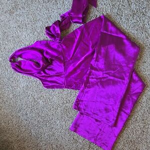 Womens Cowl Neck Jumpsuit